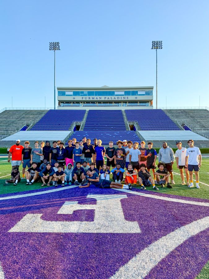 Furman stadium, 2026 College Bus + Camps TOUR